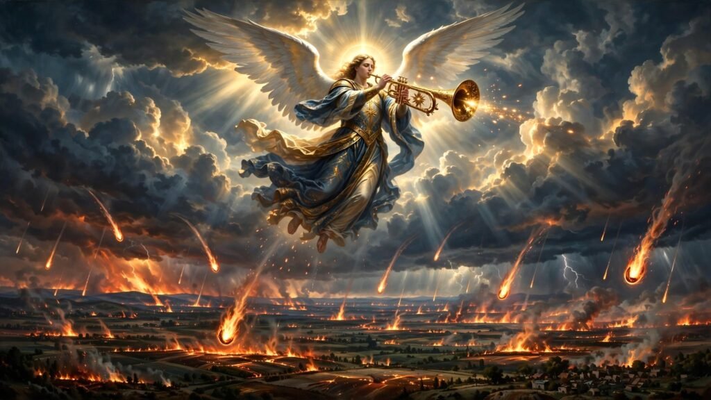 seven trumpets in revelation, 7 trumpets in revelation, what are seven trumpets in revelation, book of revelation explained